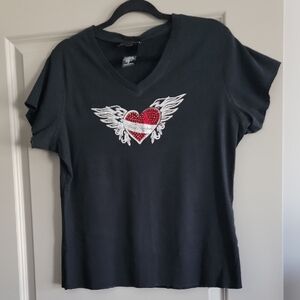 Harley-Davidson Black T-Shirt with Eagle Emblem